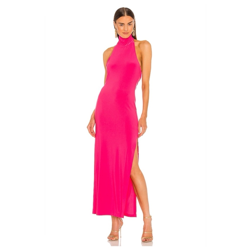 Norma Kamali Halter Turtle Gown Size Small